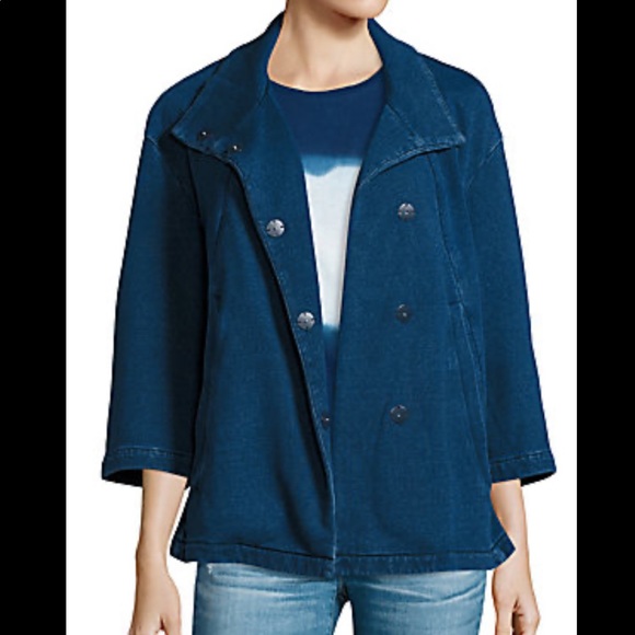 Ag adriano goldschmied dode indigo terry jacket - Picture 4 of 11